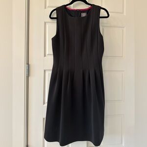 Vince Camuto Elegant Black Midi Dress
